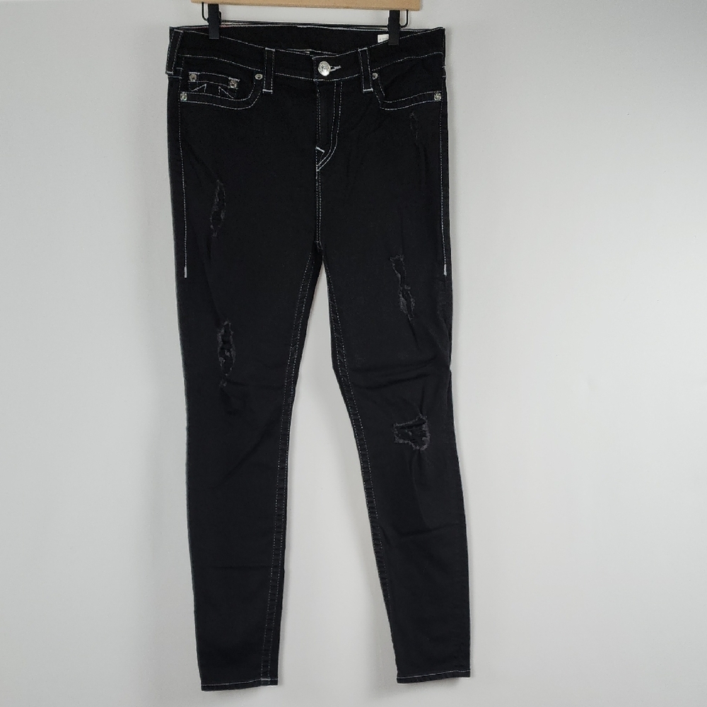True Religion Black Skinny Jeans